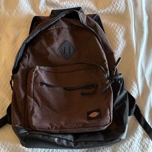 Dickies Brown and Black Everyday Canvas Backpack